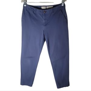 Mason Jules lou lou weekend casual pants women's size 6 low rise blue cropped